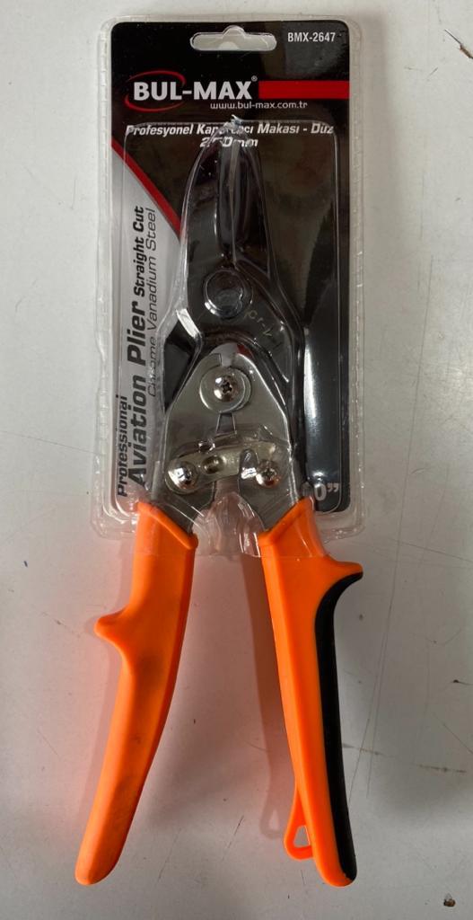 BULMAX ALÜMİNYUM VE SAÇ KESME MAKASI DÜZ BMX2647